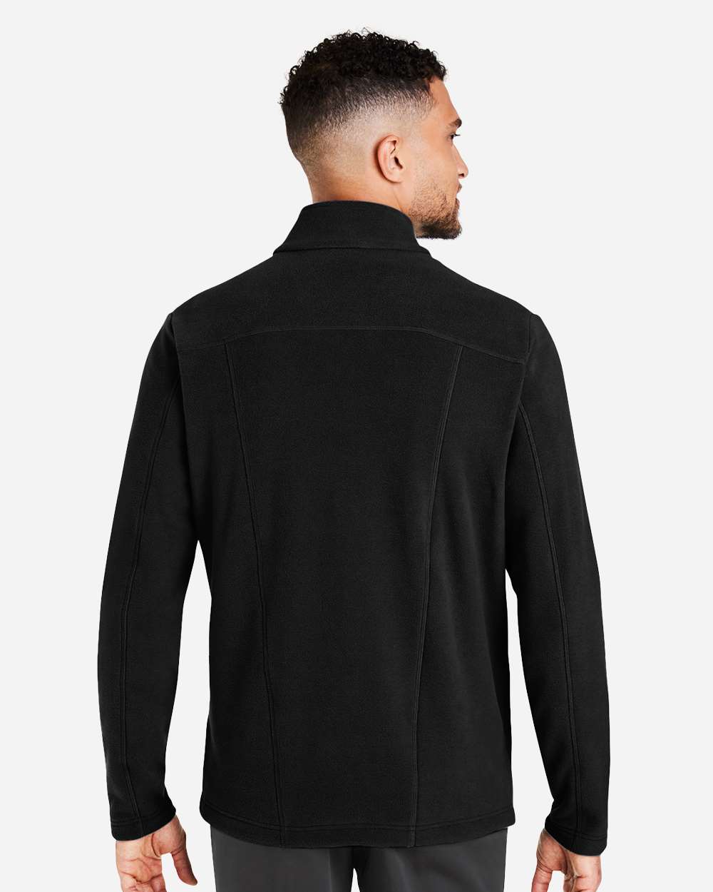 Men's CrownLux Fleece Full-Zip - Black - L