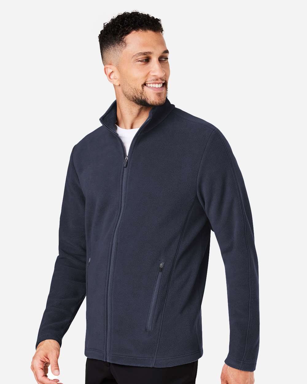 Men's CrownLux Fleece Full-Zip - Navy - M