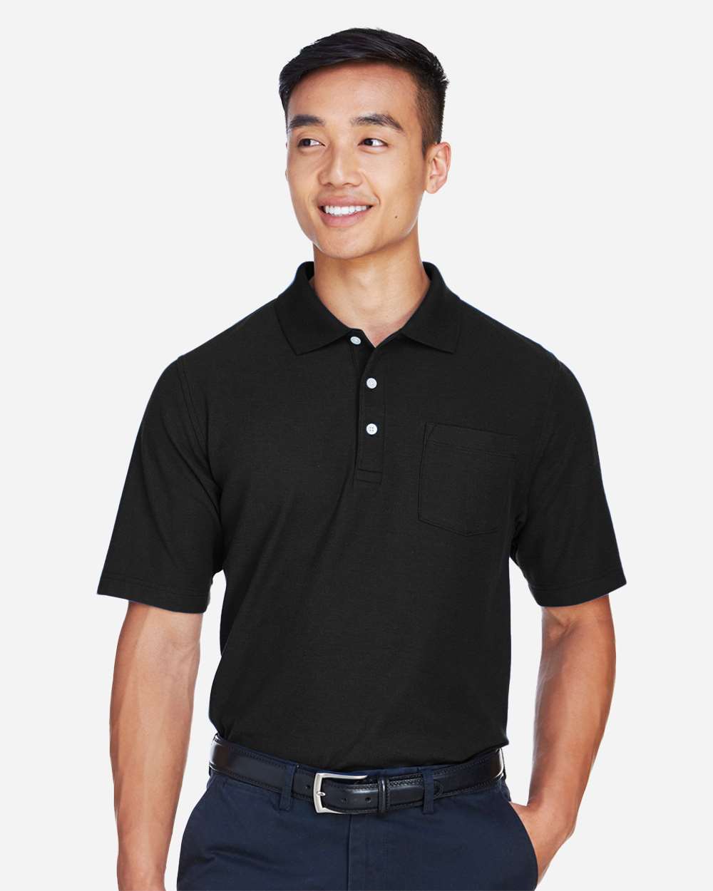 Men's DRYTEC20™ Pocket Polo - Black - S
