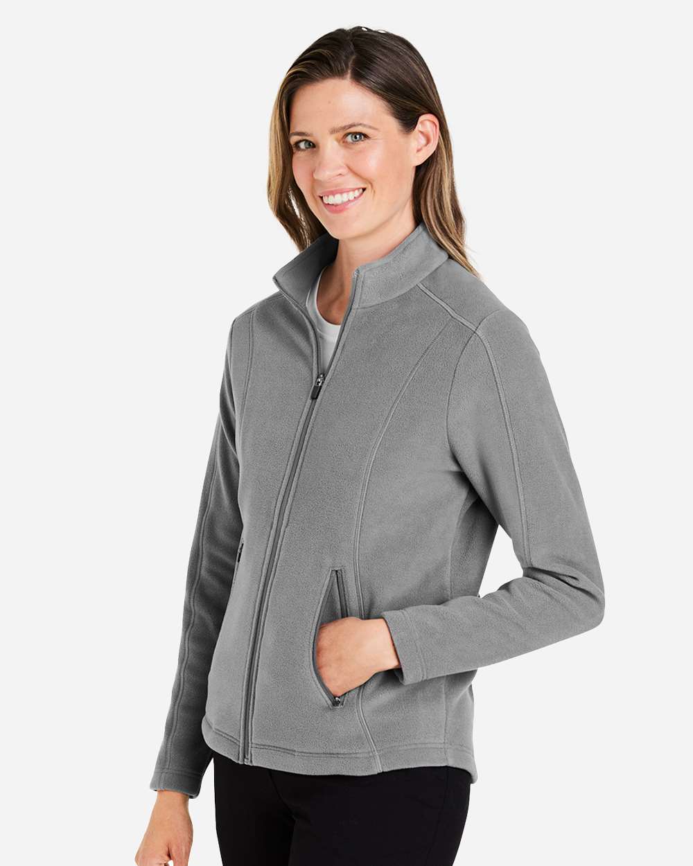 Women's CrownLux Fleece Full-Zip - Graphite - M