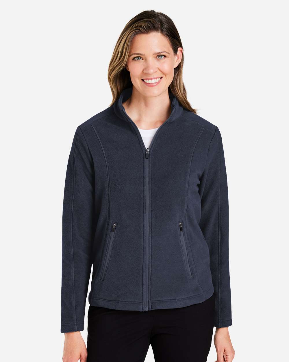 Women's CrownLux Fleece Full-Zip - Navy - S