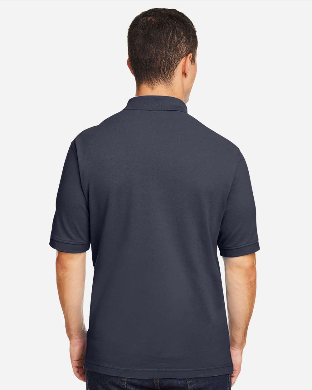 Men's Classic Cotton Polo - Navy - L