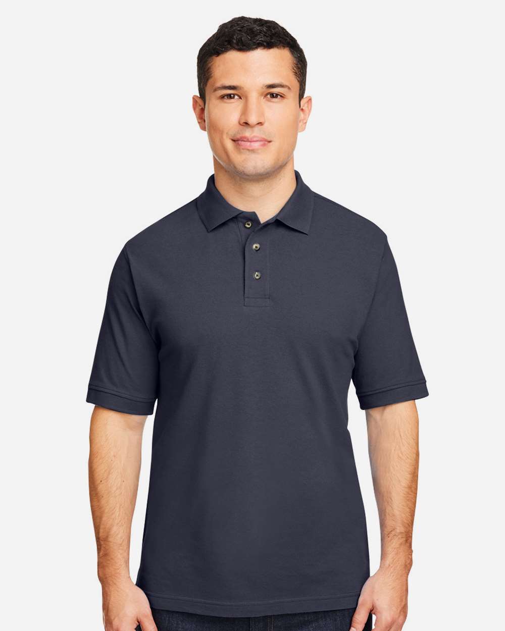 Men's Classic Cotton Polo - Navy - S
