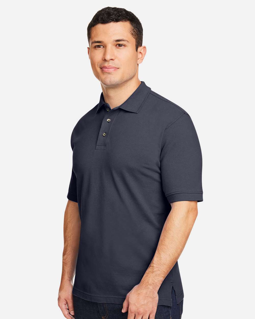 Men's Classic Cotton Polo - Navy - M
