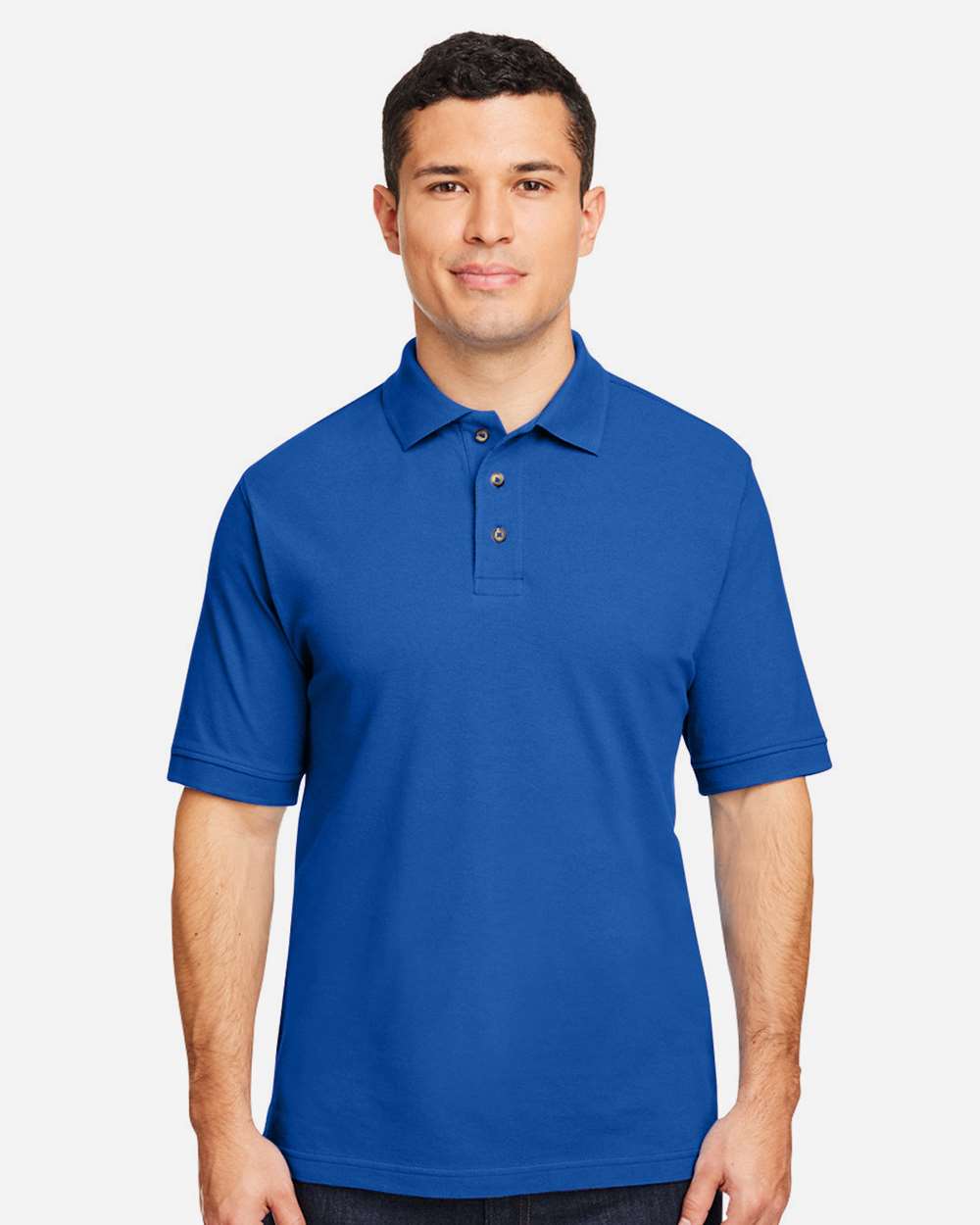 Men's Classic Cotton Polo - Royal - S