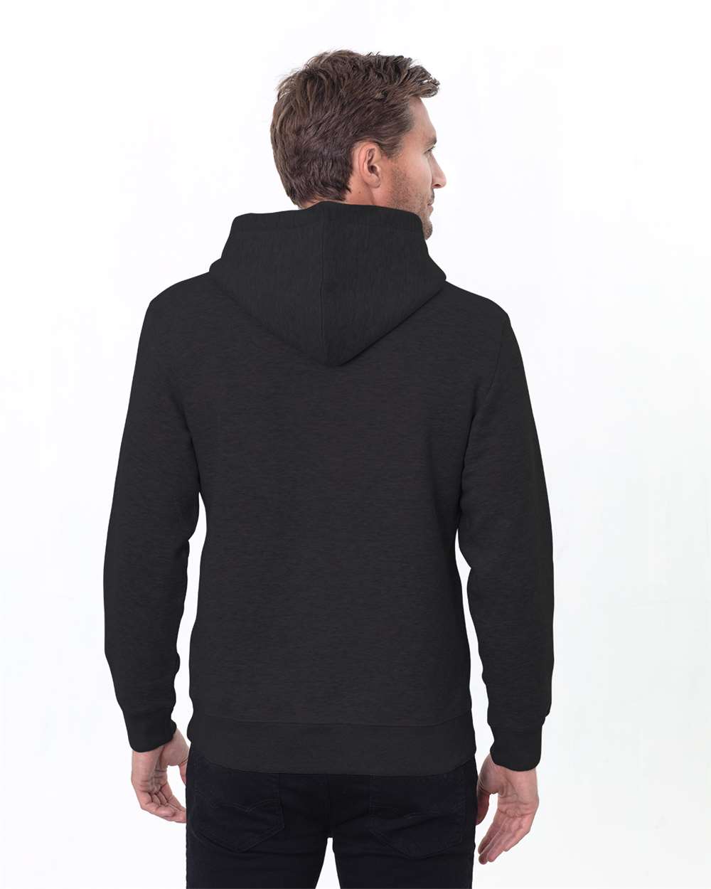 Unisex Epic Fleece Pullover Hoodie - Heather Black - L