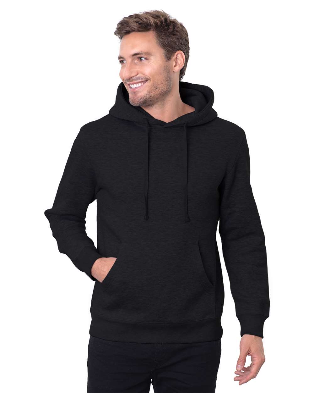 Unisex Epic Fleece Pullover Hoodie - Heather Black - S