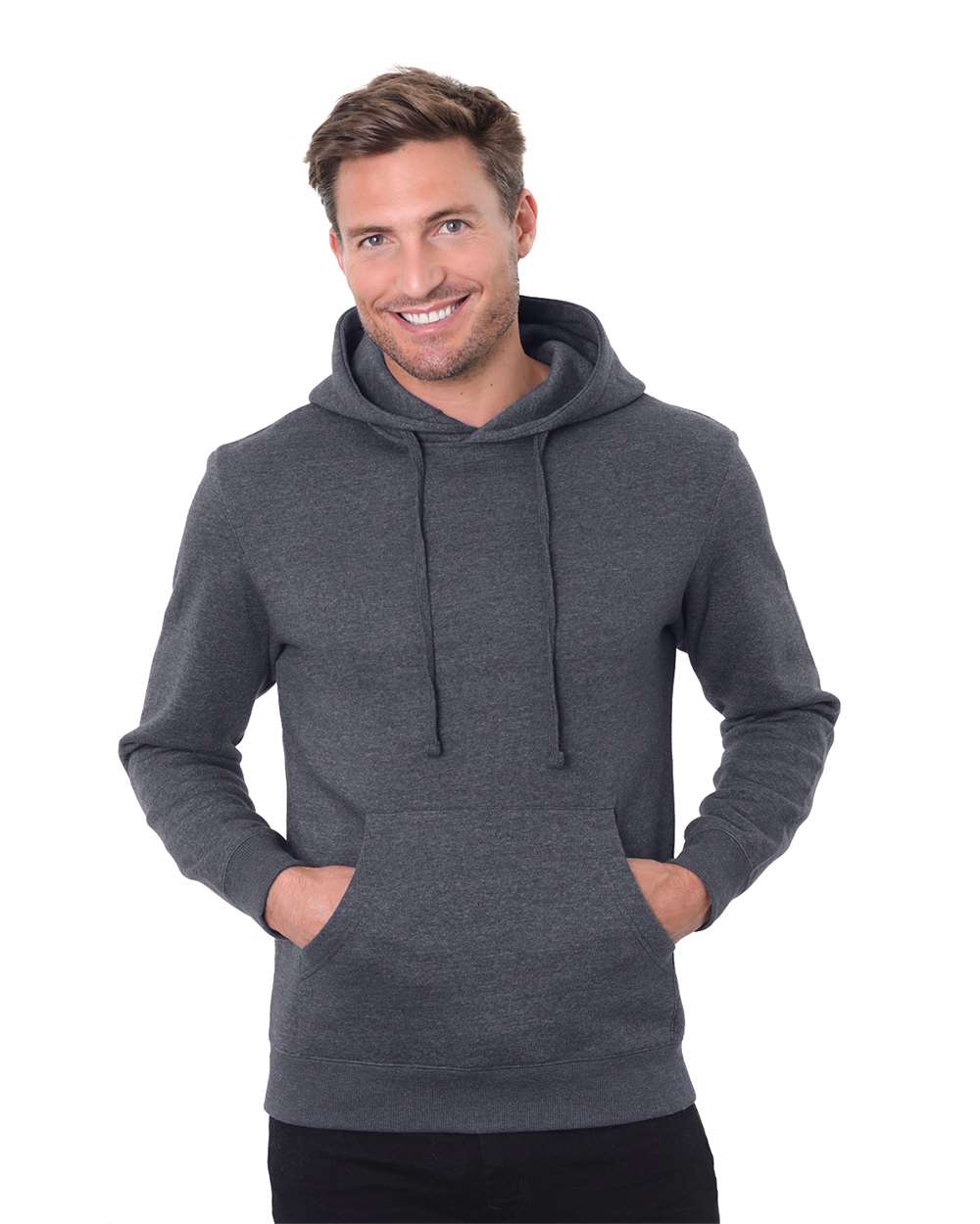 Unisex Epic Fleece Pullover Hoodie - Heather Dark Grey - S
