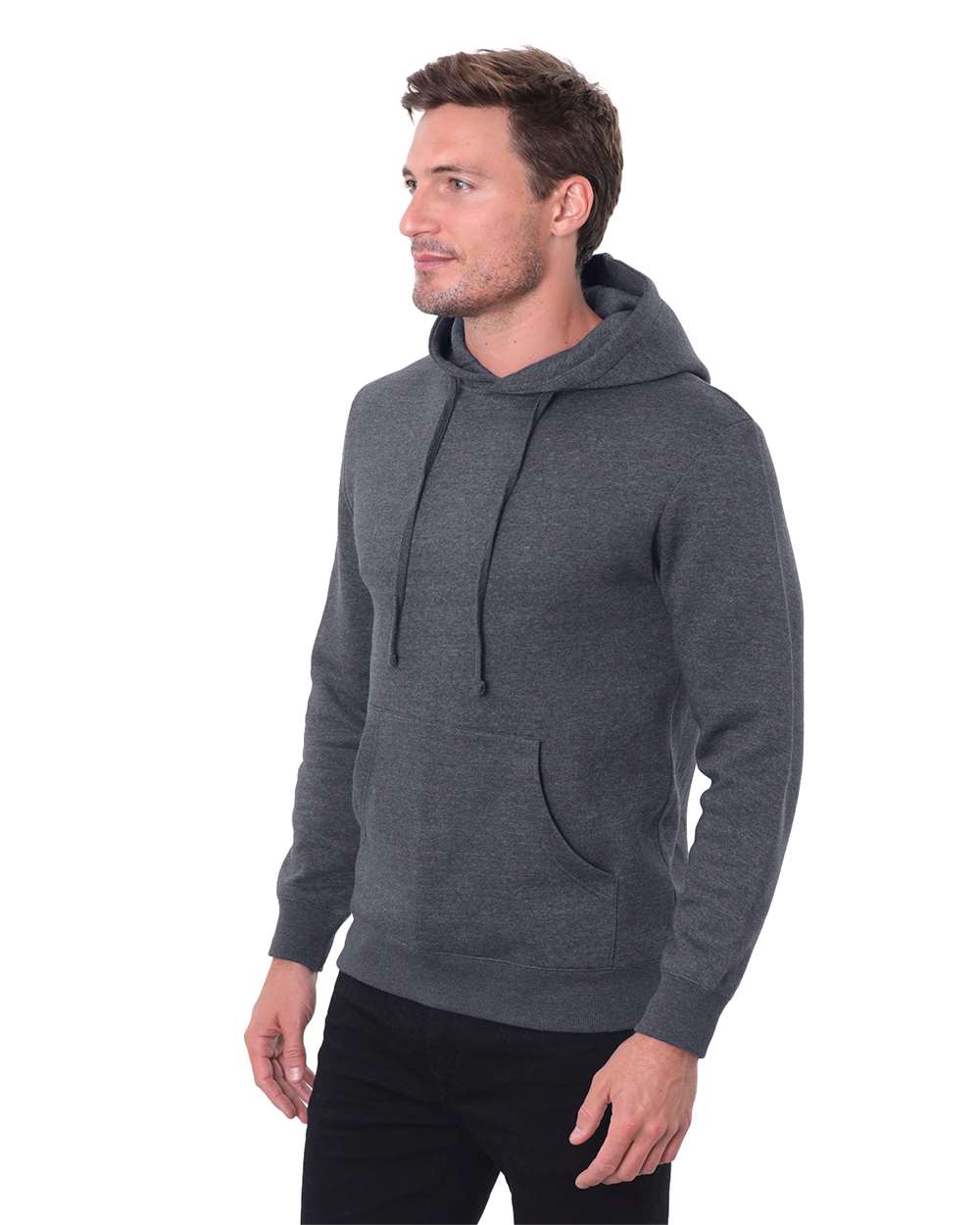 Unisex Epic Fleece Pullover Hoodie - Heather Dark Grey - M