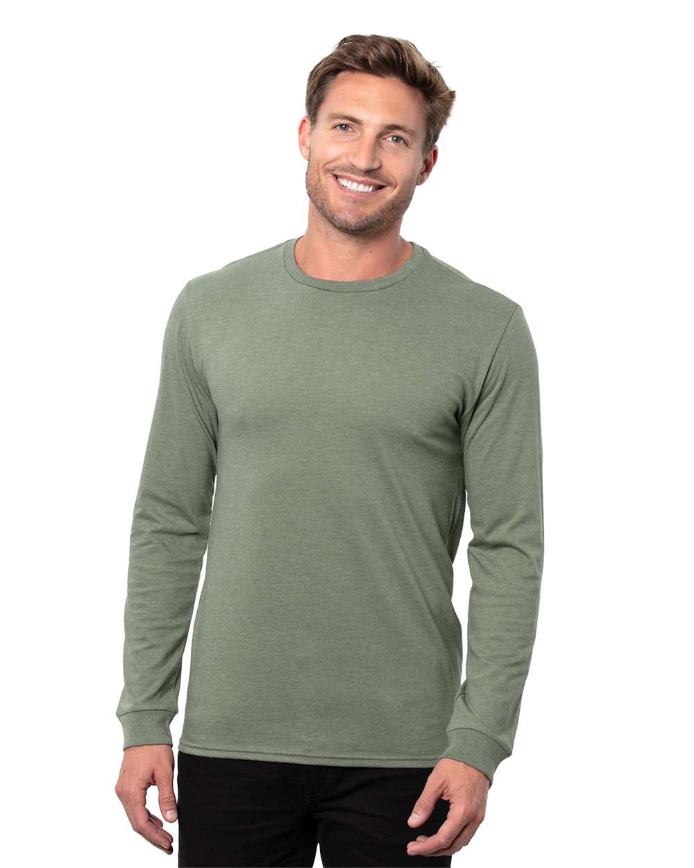 Epic CVC Long Sleeve T-Shirt - Heather Military Green - S