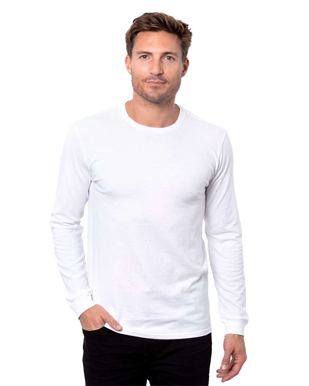 Epic CVC Long Sleeve T-Shirt - White - S