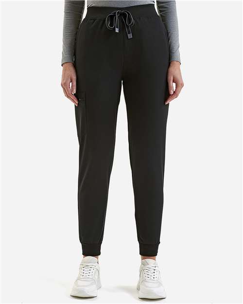 Onna NN610 Women's Stretch Scrub Pants - Black - Front