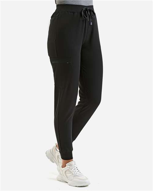 Onna NN610 Women's Stretch Scrub Pants - Black - Side