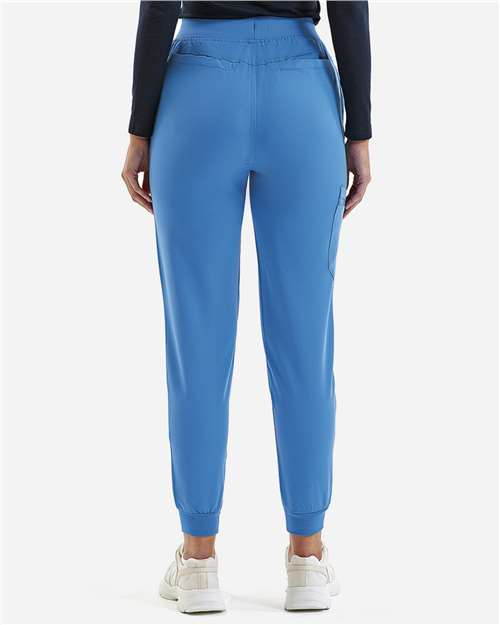 Onna NN610 Women's Stretch Scrub Pants - Ceil Blue - Back