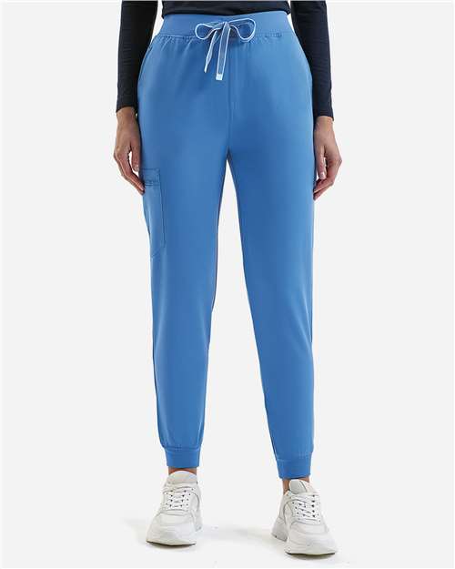 Onna NN610 Women's Stretch Scrub Pants - Ceil Blue - Front