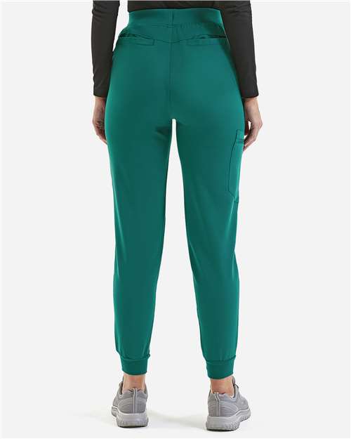 Onna NN610 Women's Stretch Scrub Pants - Clean Green - Back