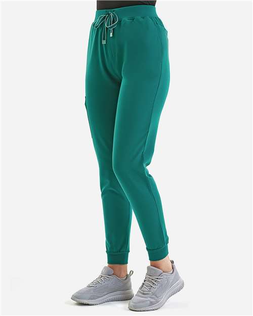 Onna NN610 Women's Stretch Scrub Pants - Clean Green - Side