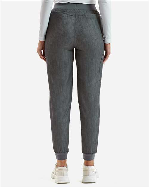 Onna NN610 Women's Stretch Scrub Pants - Dynamo Grey - Back