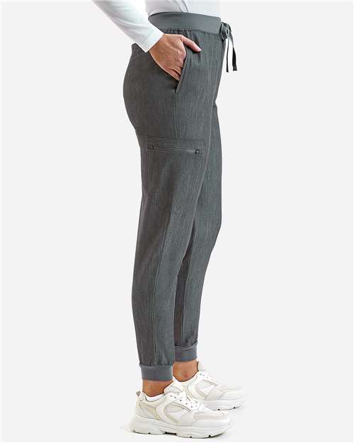 Onna NN610 Women's Stretch Scrub Pants - Dynamo Grey - Side