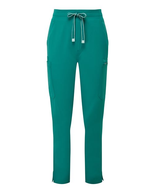 Onna Women's Relentless Stretch Cargo Scrub Pants in Clean Green