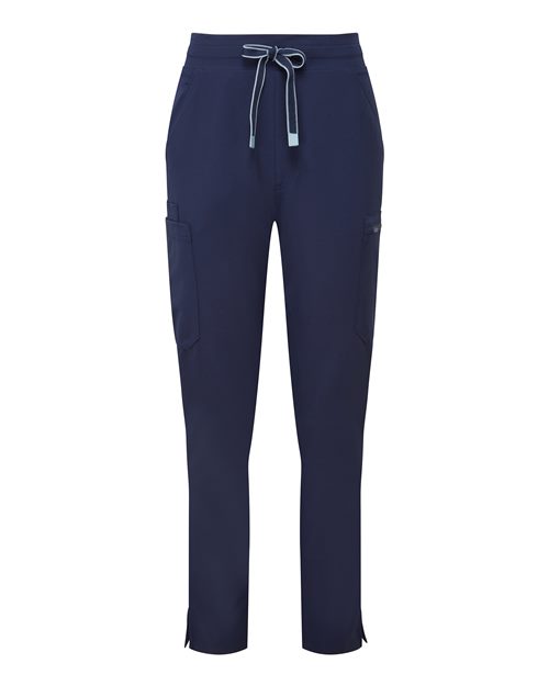 Onna Women's Relentless Stretch Cargo Scrub Pants in Navy