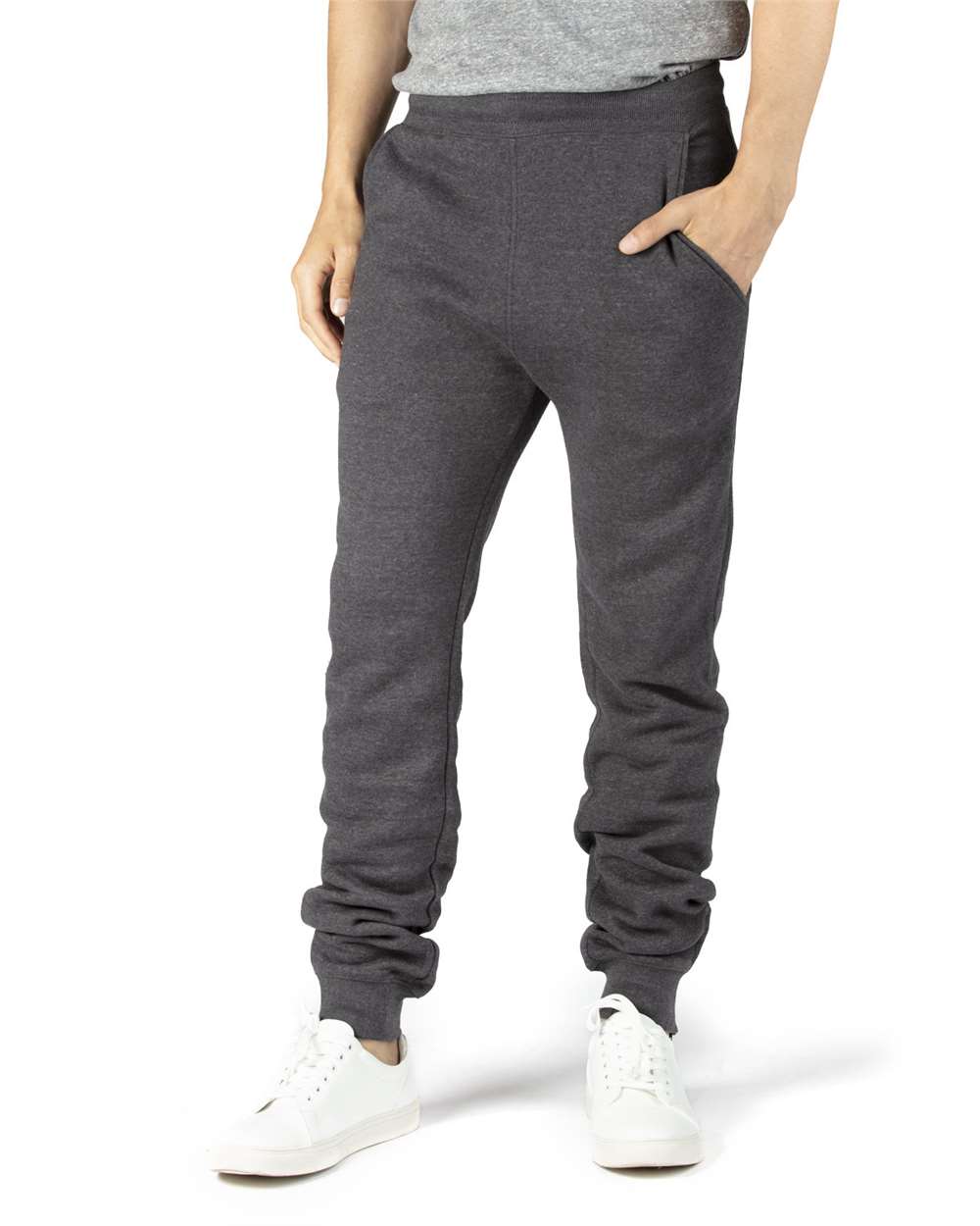 Fleece Jogger Pant – Charcoal Heather - L