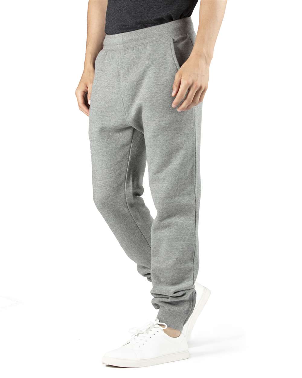 Fleece Jogger Pant – Heather Grey - M