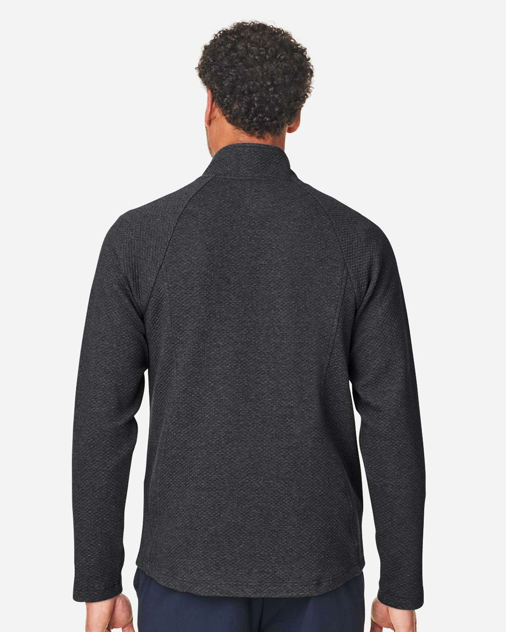 Men's Spirit Textured Full-Zip Jacket - Black - L