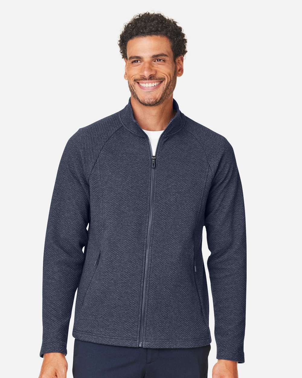Men's Spirit Textured Full-Zip Jacket - Classic Navy - S