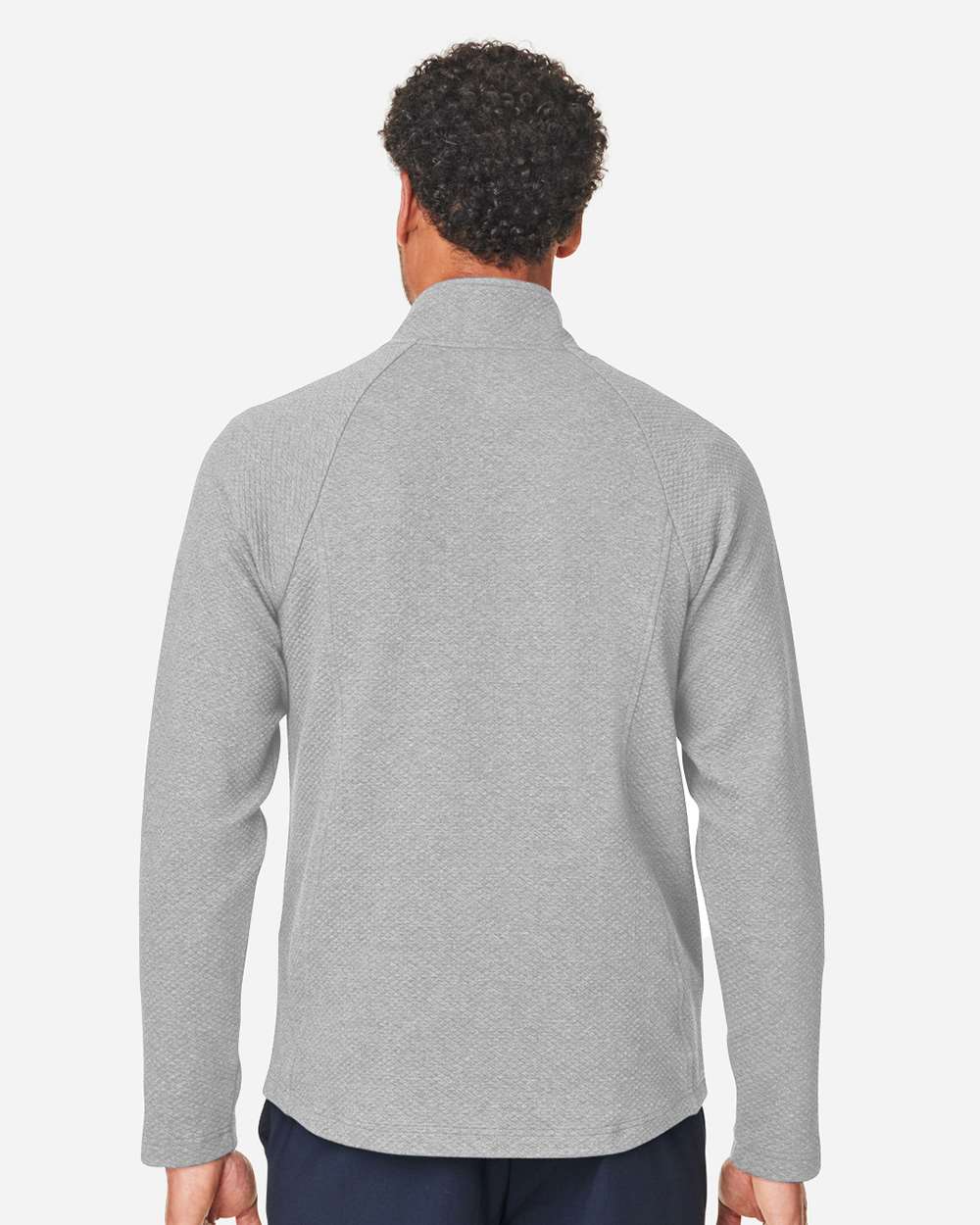 Men's Spirit Textured Full-Zip Jacket - Platinum - L