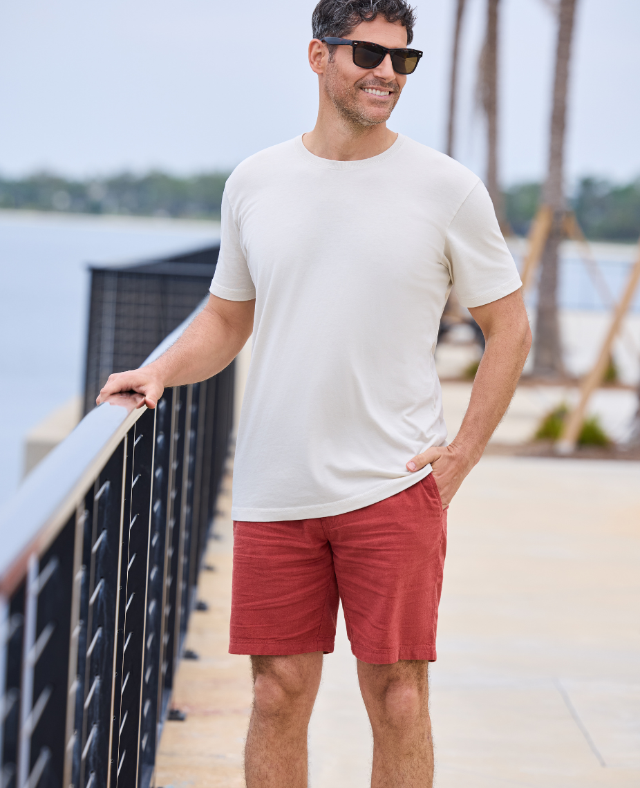 Unisex Vintage Wash Tee – Natural