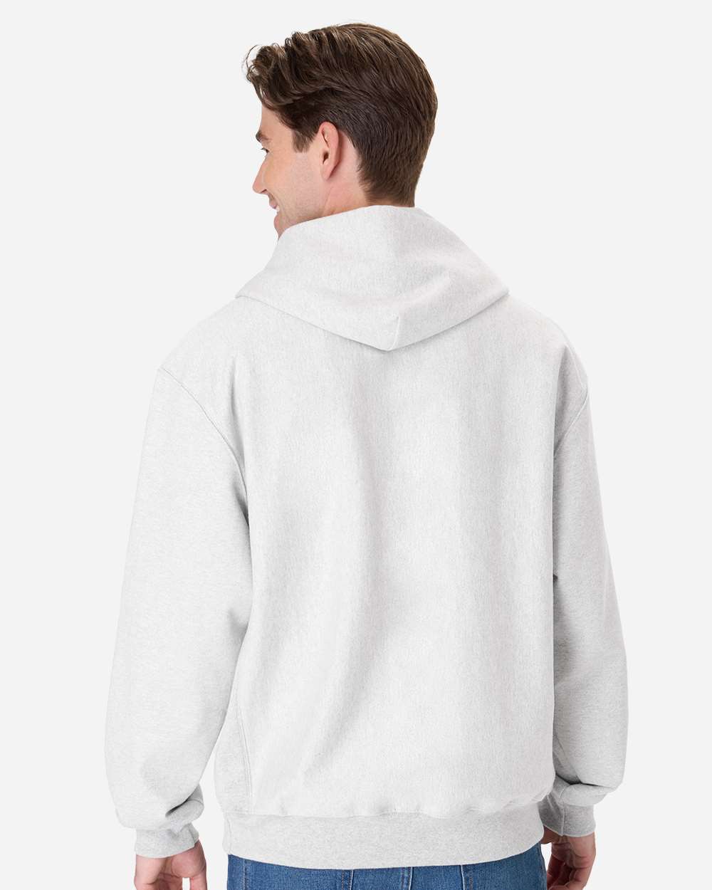 Unisex Beefy® Sweats Premium Heavyweight Hooded Sweatshirt - Ash - M