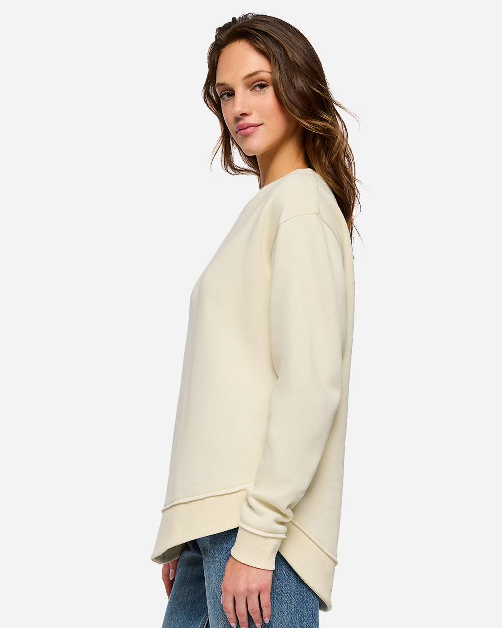 Women's Weekend Fleece Crewneck Sweatshirt - Natural - S