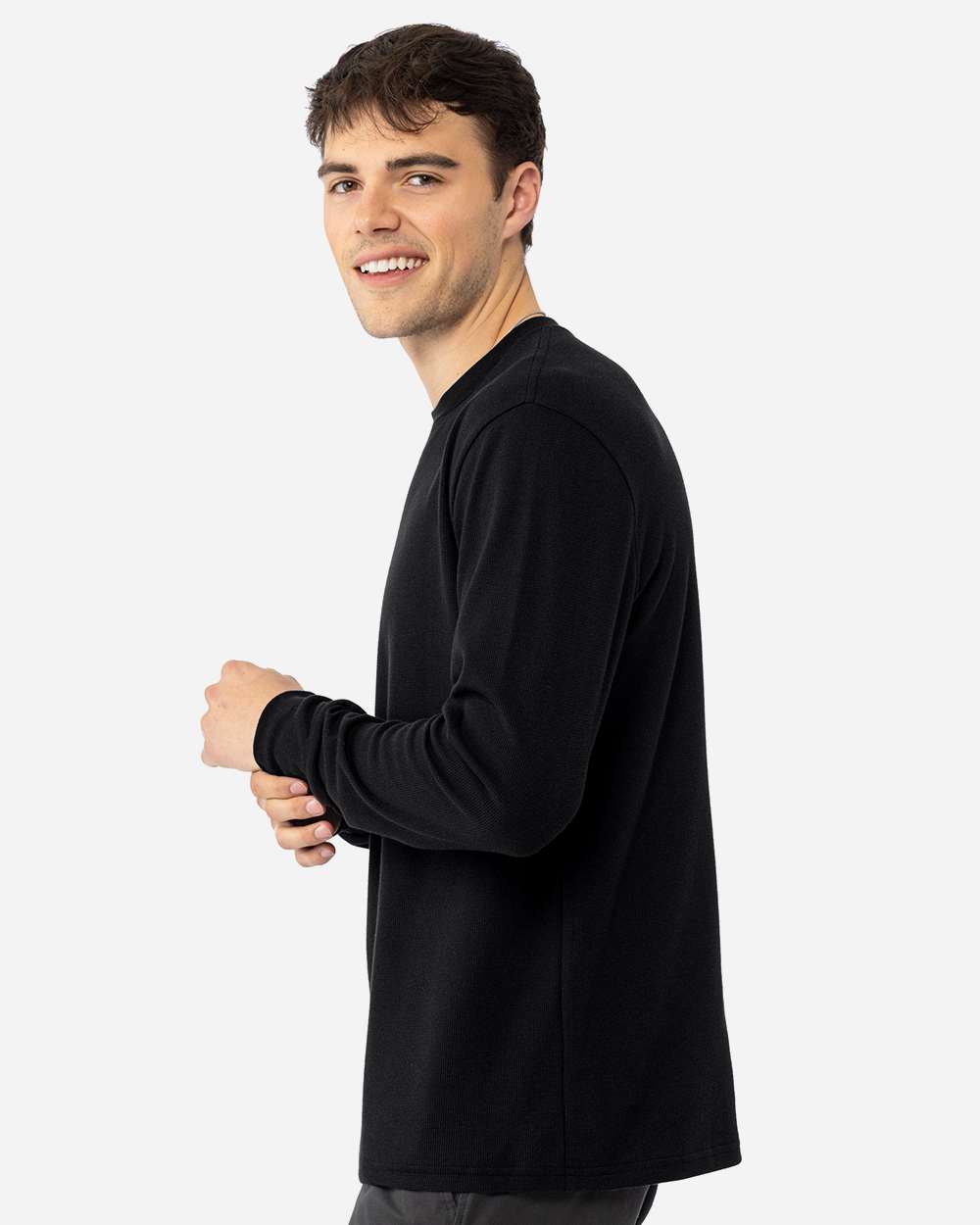 Waffle Knit Long Sleeve Thermal, 60% Cotton | ComfyThreads