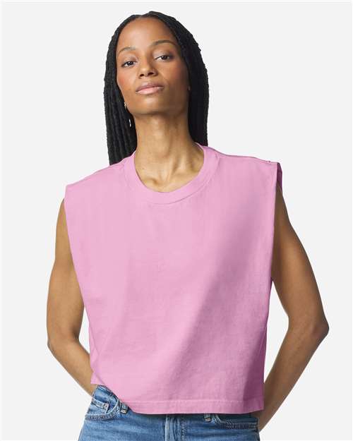 American Apparel 307GD Women's Baby Tee - Faded Powder Pink - Front