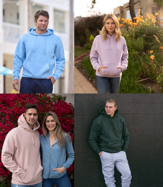 ComfyThreads Men's Hoodie Collection | Heavyweight, Fleece & Eco Styles