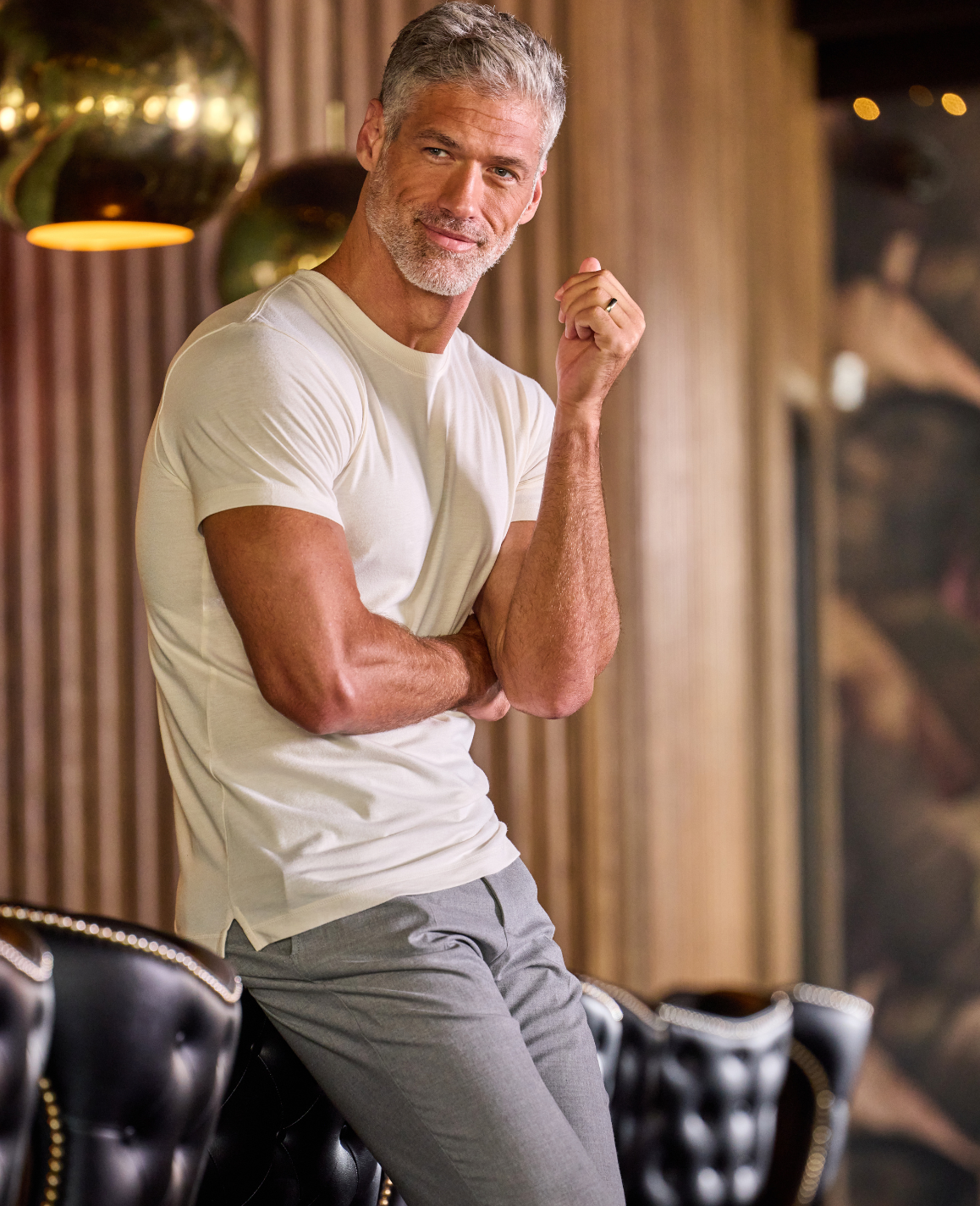 Ultra-Soft Bamboo Tee - Eggshell