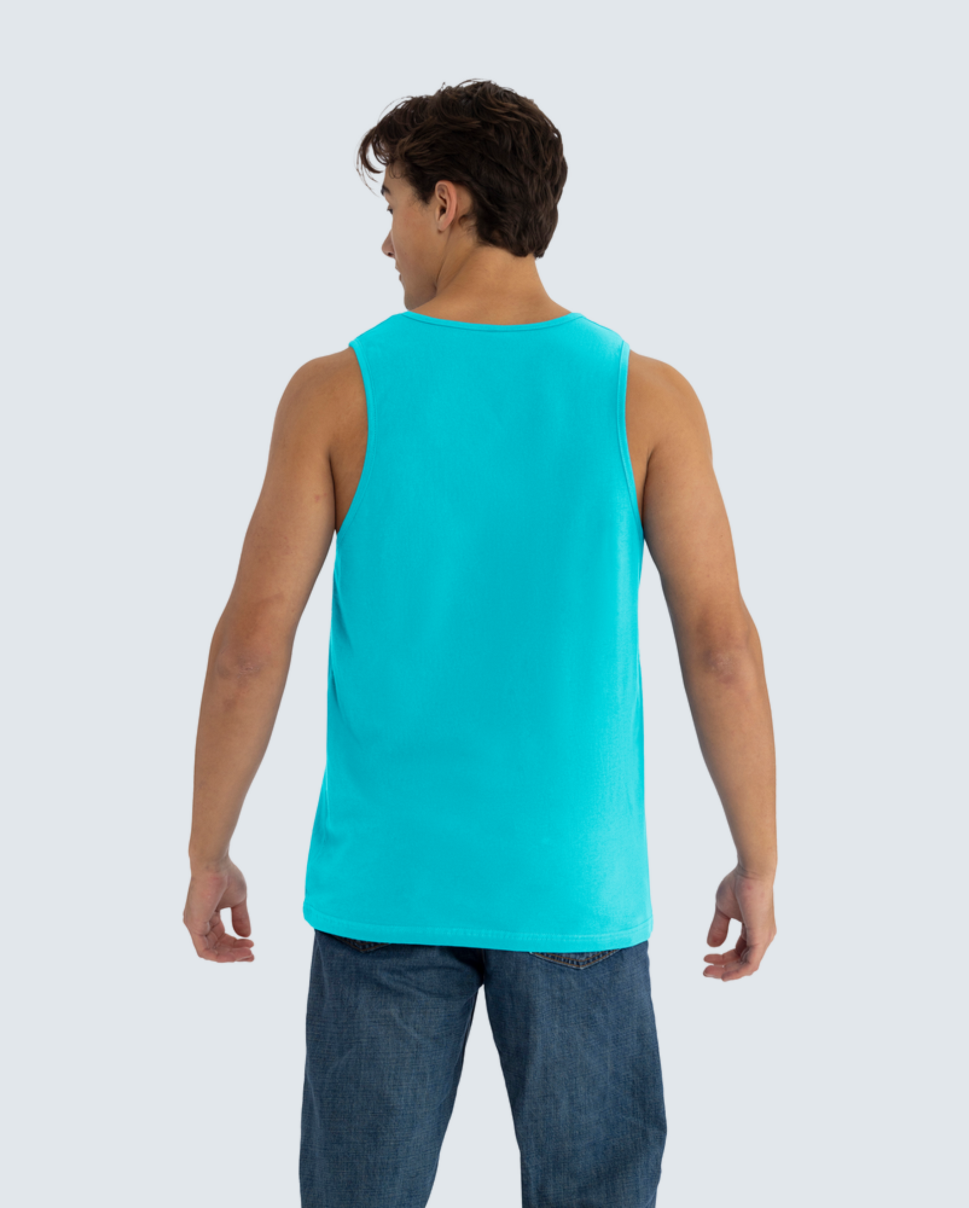 The UltraSoft Muscle Tank - Tahiti Blue