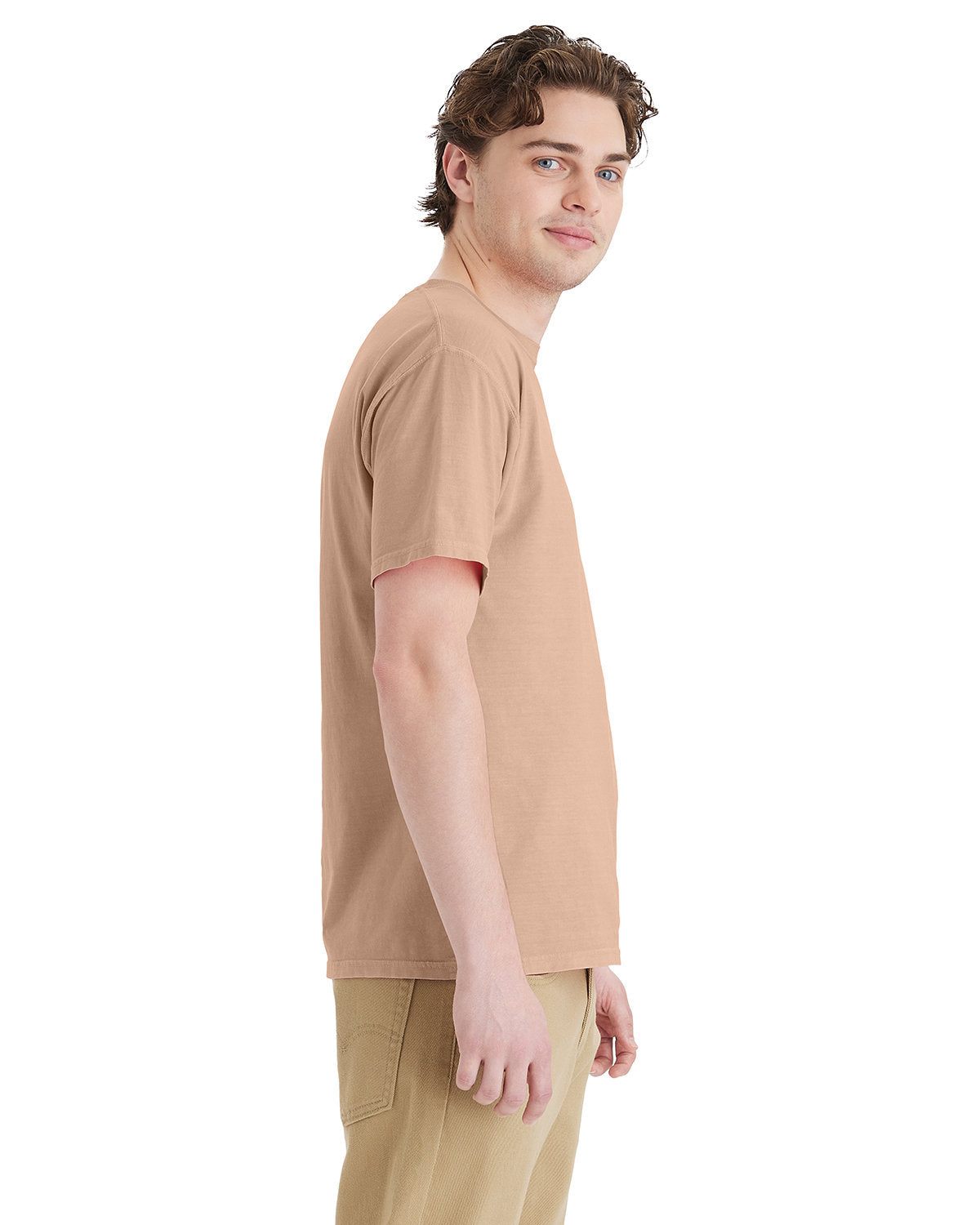 Unisex Botanical Dyed T-Shirt - Botanical Mallow - S