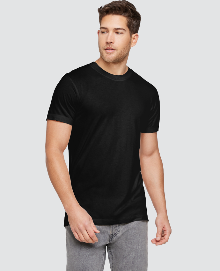 Ultra-Soft Bamboo Tee - Black