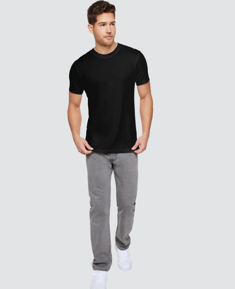 Ultra-Soft Bamboo Tee - Black