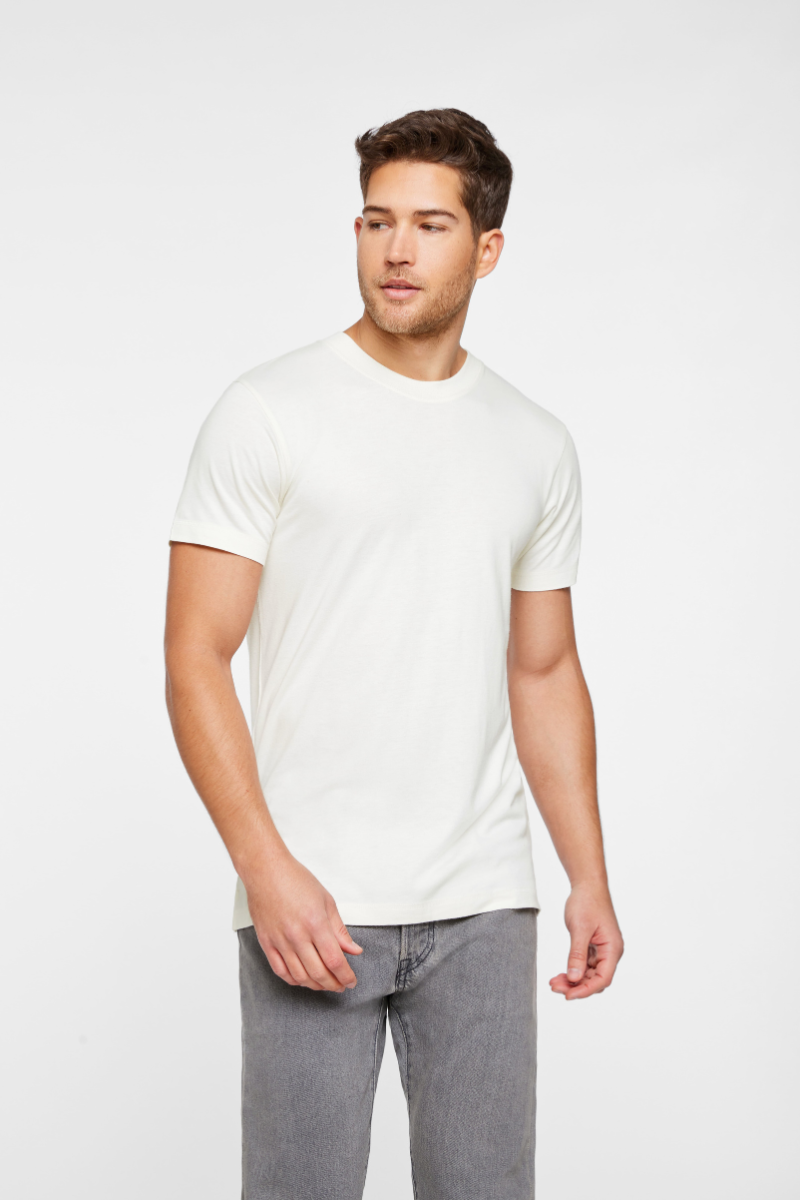 Ultra-Soft Bamboo Tee - Eggshell