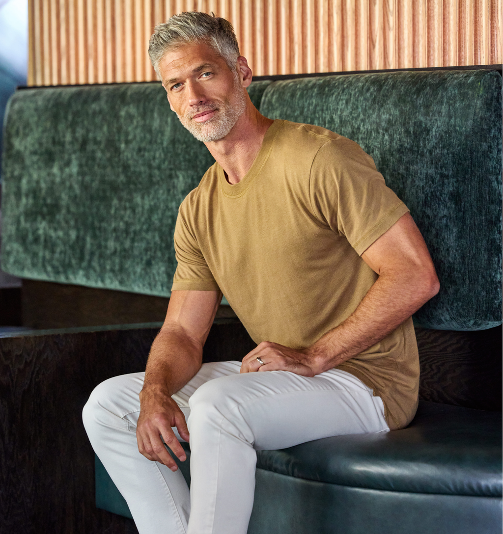 Ultra-Soft Bamboo Tee - Coyote Brown