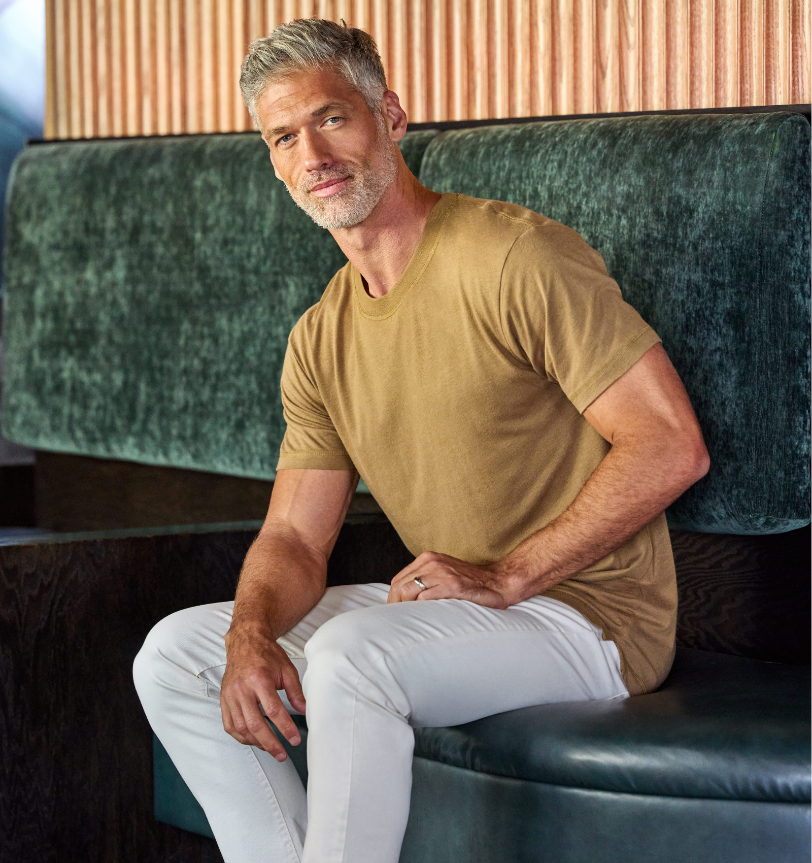 Ultra-Soft Bamboo Tee - Coyote Brown