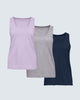 Midnight Navy | Heather Grey | Lavender