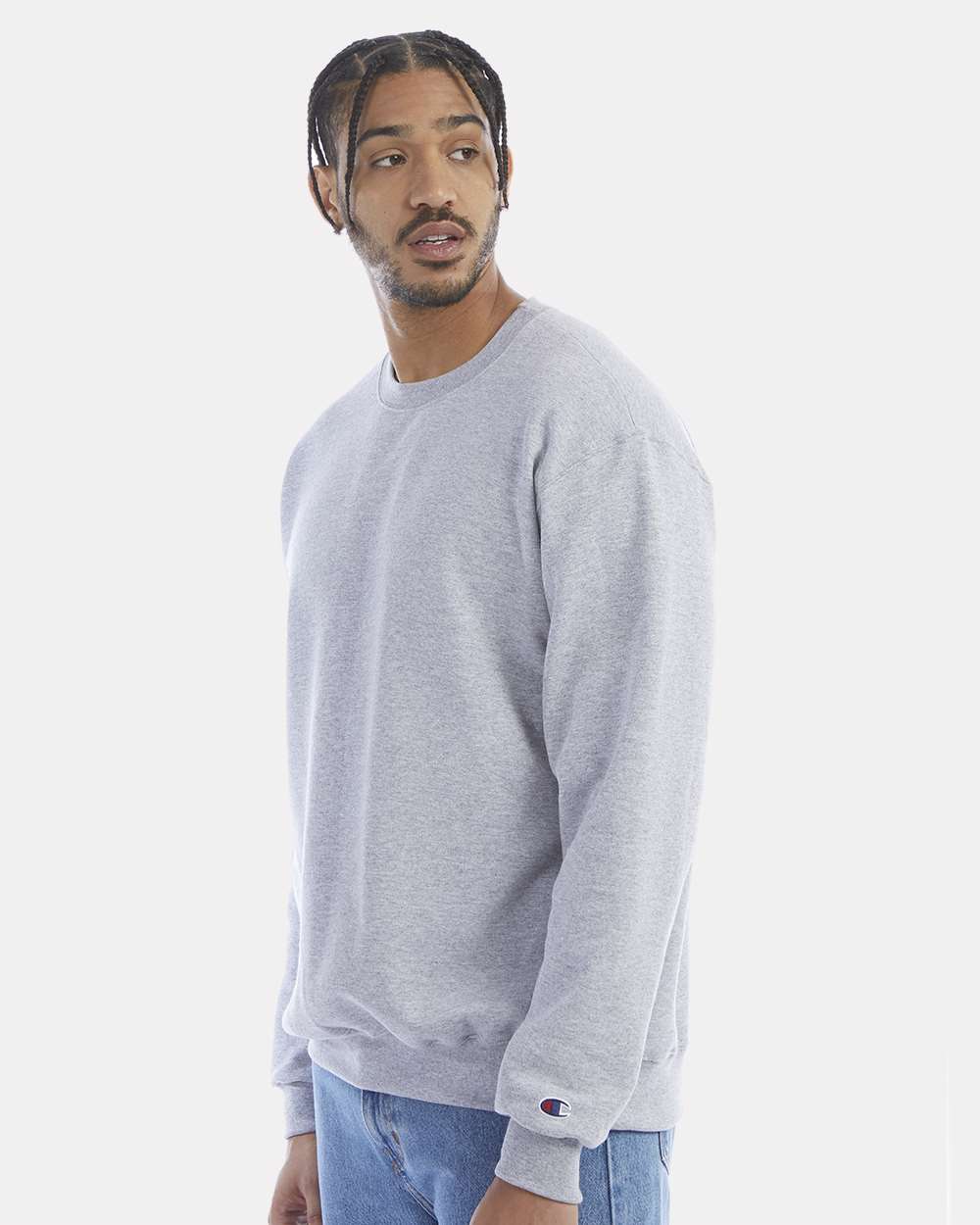 Unisex Powerblend® Crewneck Sweatshirt - Light Steel - S