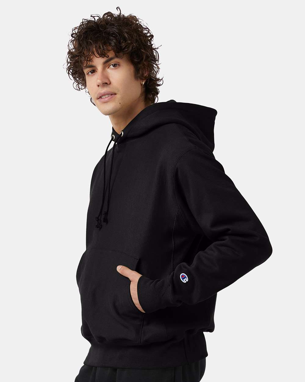 Unisex Hooded Sweatshirt - Black - S