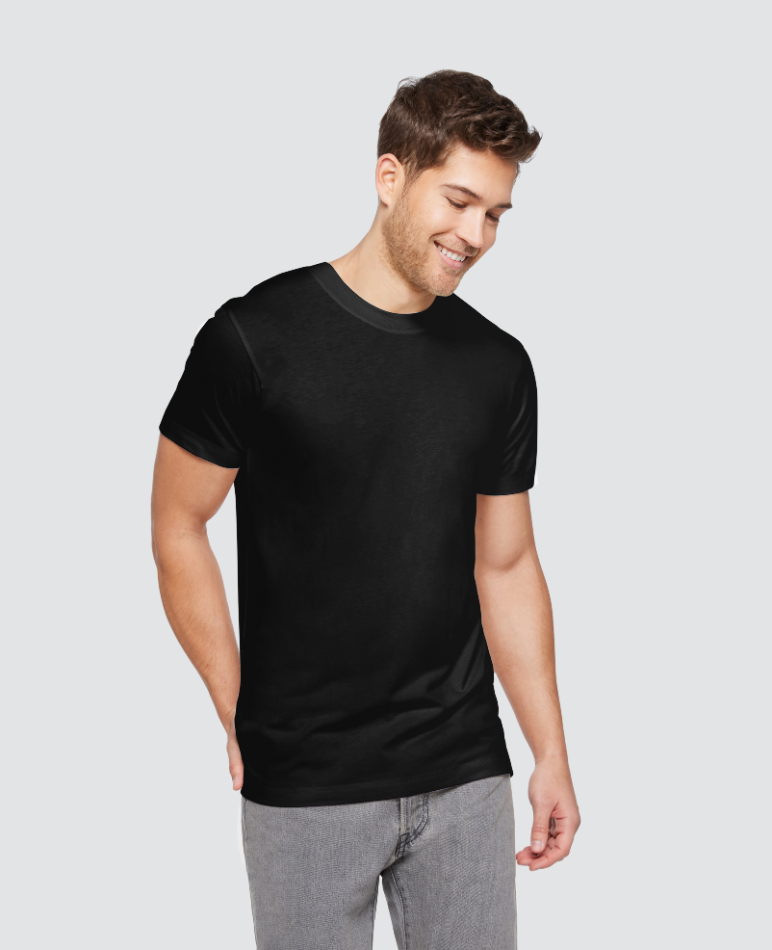 Ultra-Soft Bamboo Tee - Black