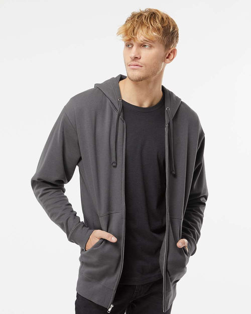 Unisex Midweight Full-Zip Hooded Sweatshirt