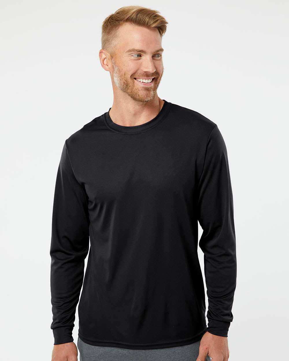 Performance Long Sleeve T-Shirt – Black - S